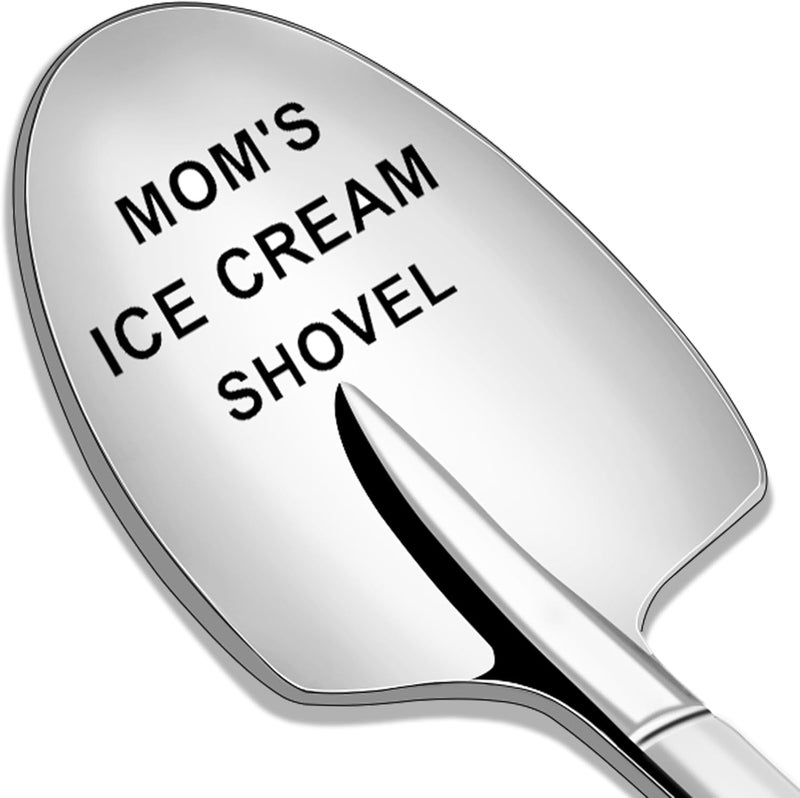 Chambom Gifts for Mom - Mom's Ice Cream Shovel, Stocking Stuffers for Mother, Stainless Steel Ice Cream Shovel for Christmas, Mothers Day, Birthday from Daughter Son - Image 1